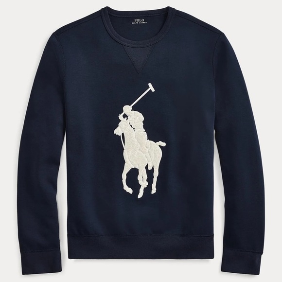 Ralph Lauren Other - POLO RALPH LAUREN BIG PONY CREWNECK SWEATER NAVY BIG HORSE
